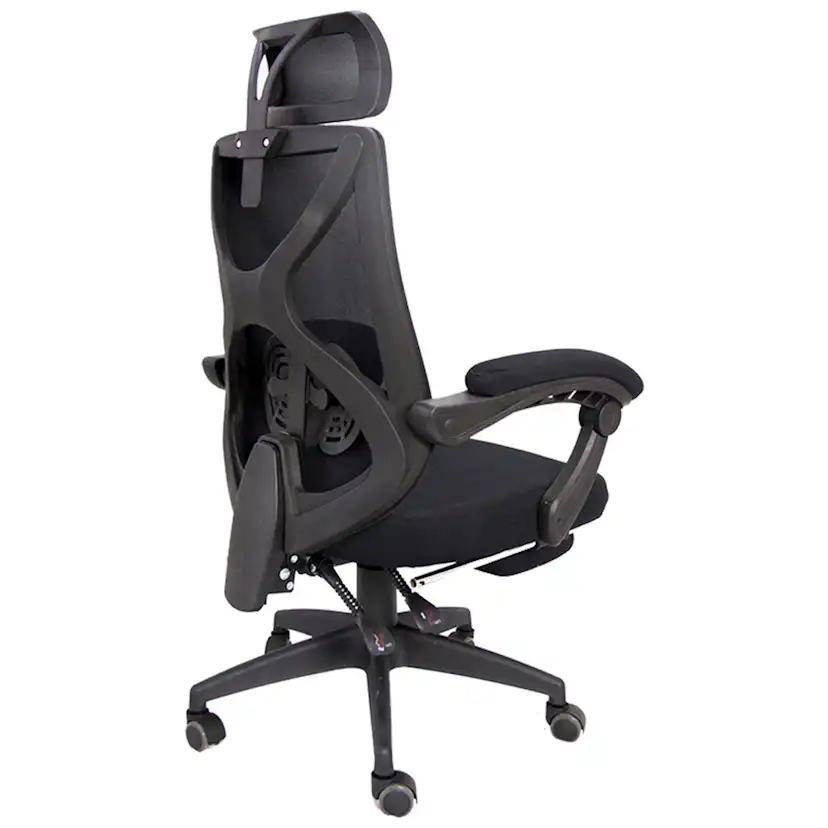 Kontorsstol Lykke Office Pro Stol med Andningsväv & Utdragbart Fotstöd