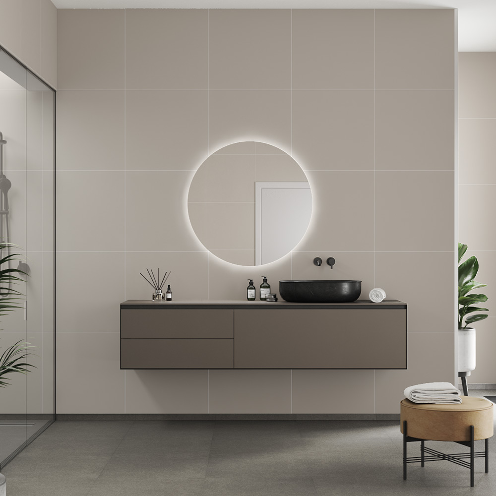 Våtrumsskiva Fibo 5200-LM6060 EM Warm Grey 10x620x3020 mm