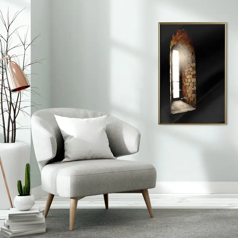 Poster Artgeist Affisch Light in the Wall