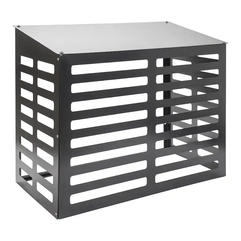 Värmepumpskydd Skotte Garden Förgalvad Svartmålad Plåt