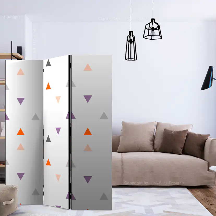 Rumsavdelare Arkiio Triangles Rain 135x172 cm