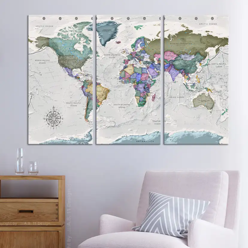 Tavla Arkiio World Destinations 3 delar