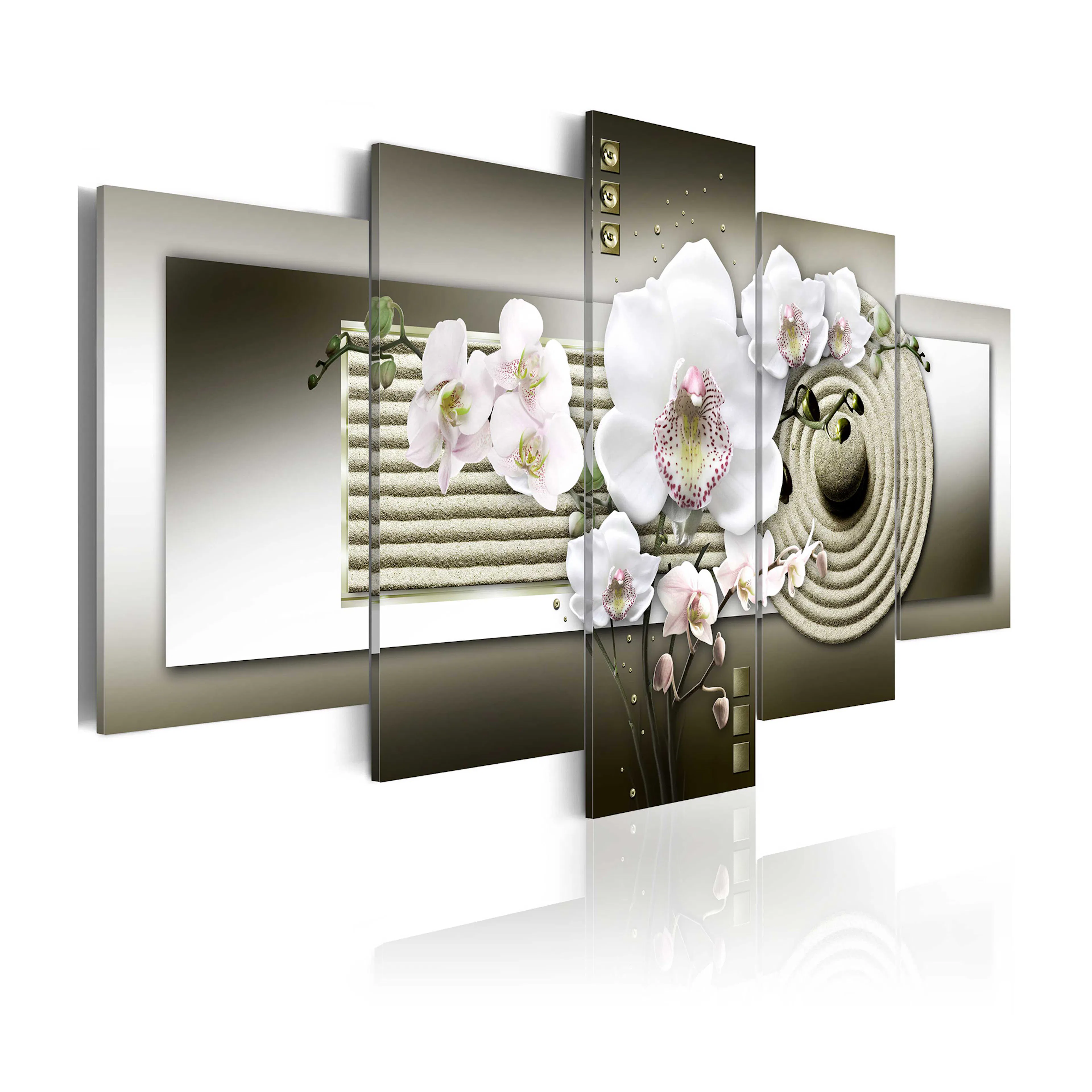 Tavla Arkiio Orchid And Zen Garden In Grey