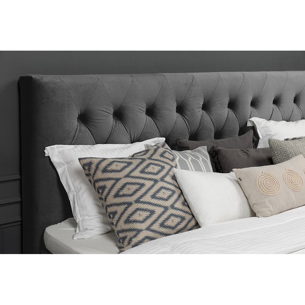 Royal Velvet Kontinentalsäng 210x210 Mörkgrå