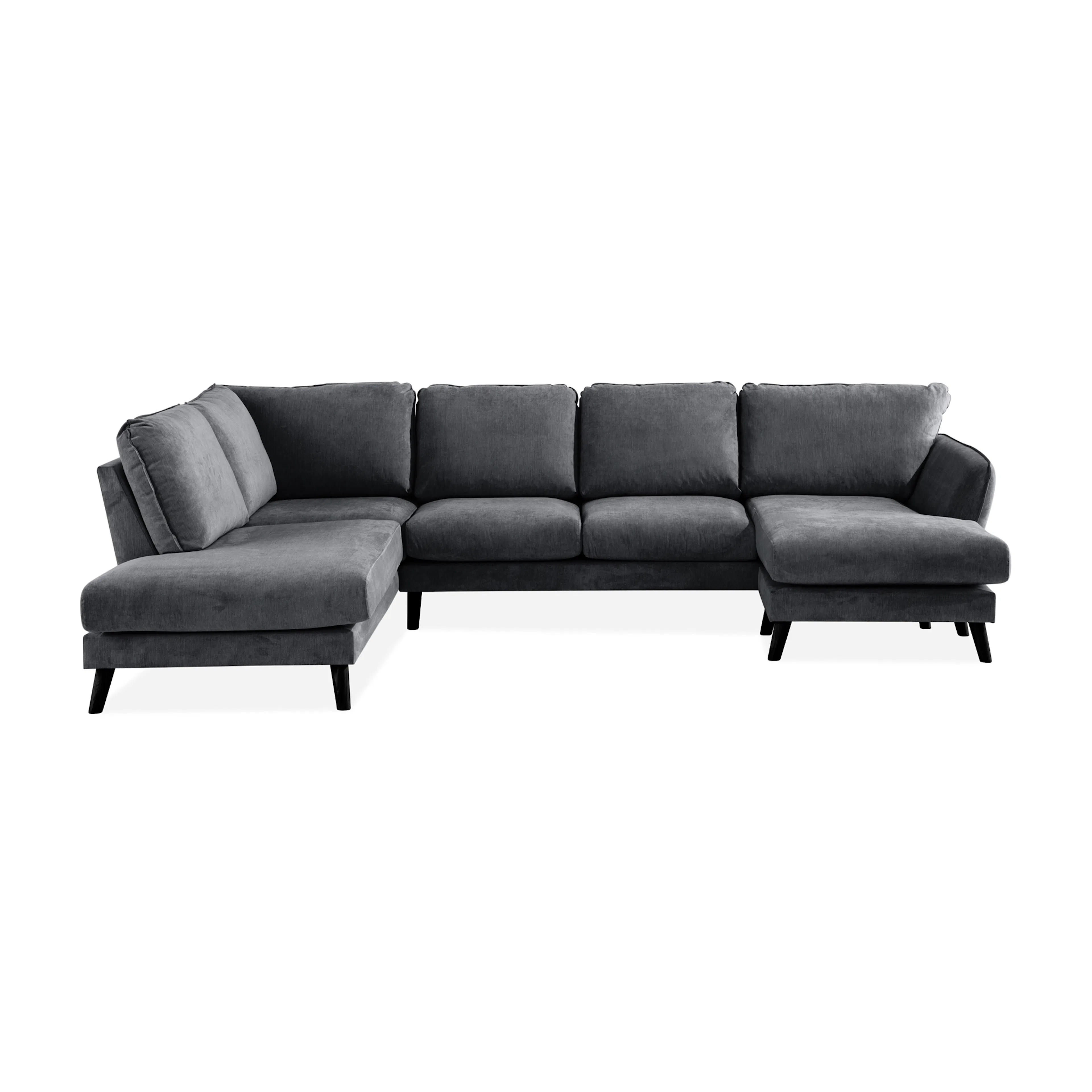 6-sitssoffa Scandi Days Trend Lyx U-formad med Divan och Schäslong 326 cm