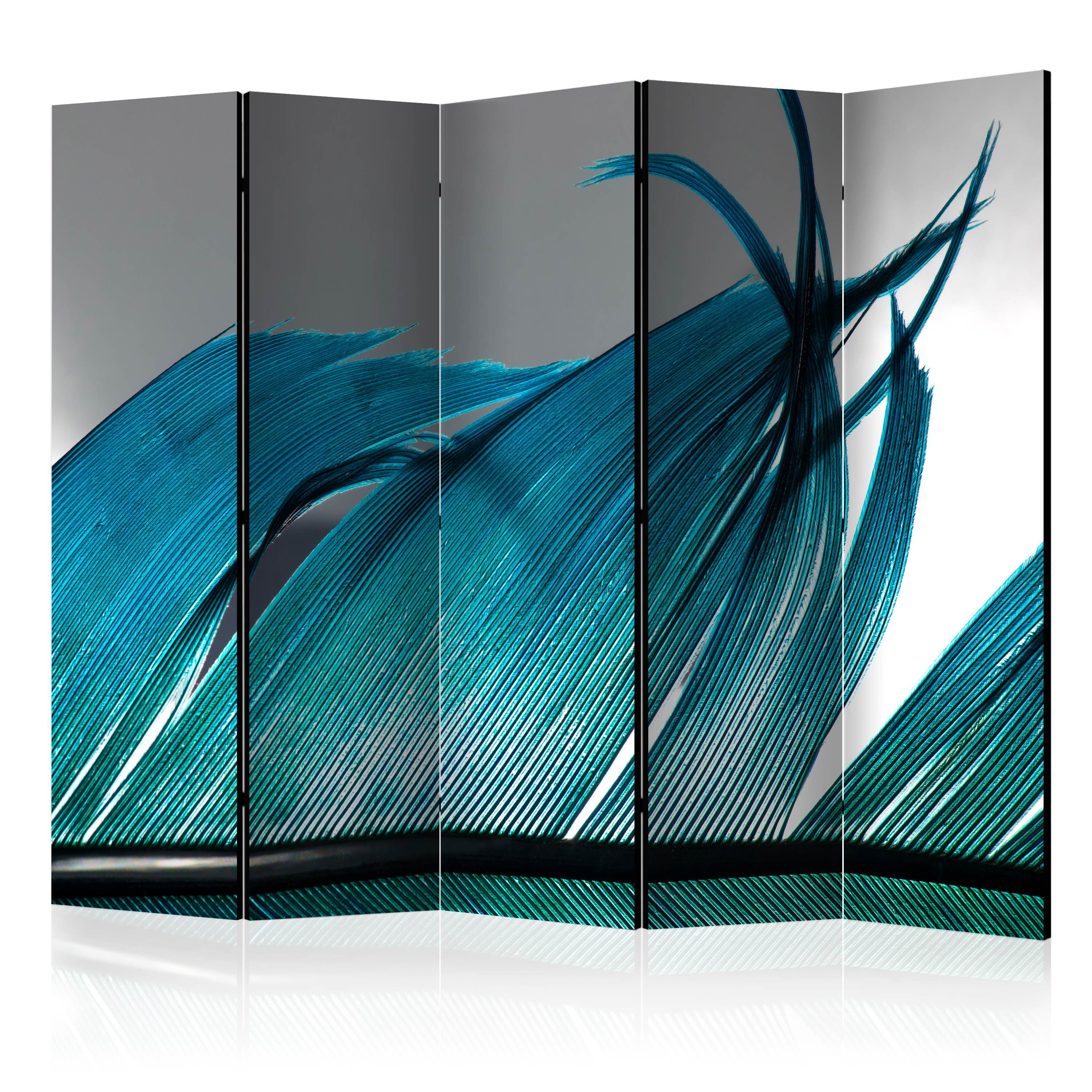 Rumsavdelare Arkiio Turquoise Feather II 225x172 cm
