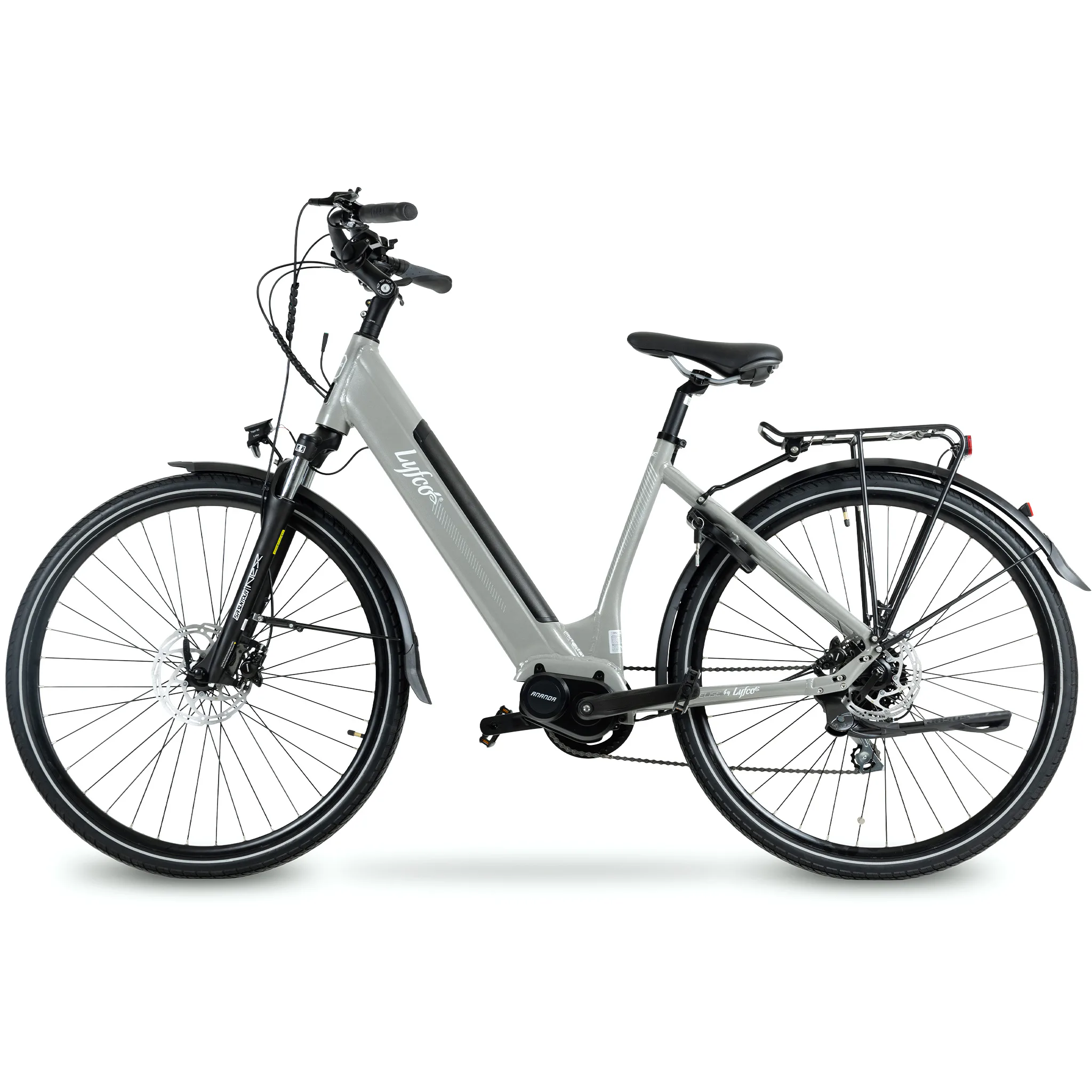Elcykel Lyfco Dam 28" - Elise 14 Ah Silver