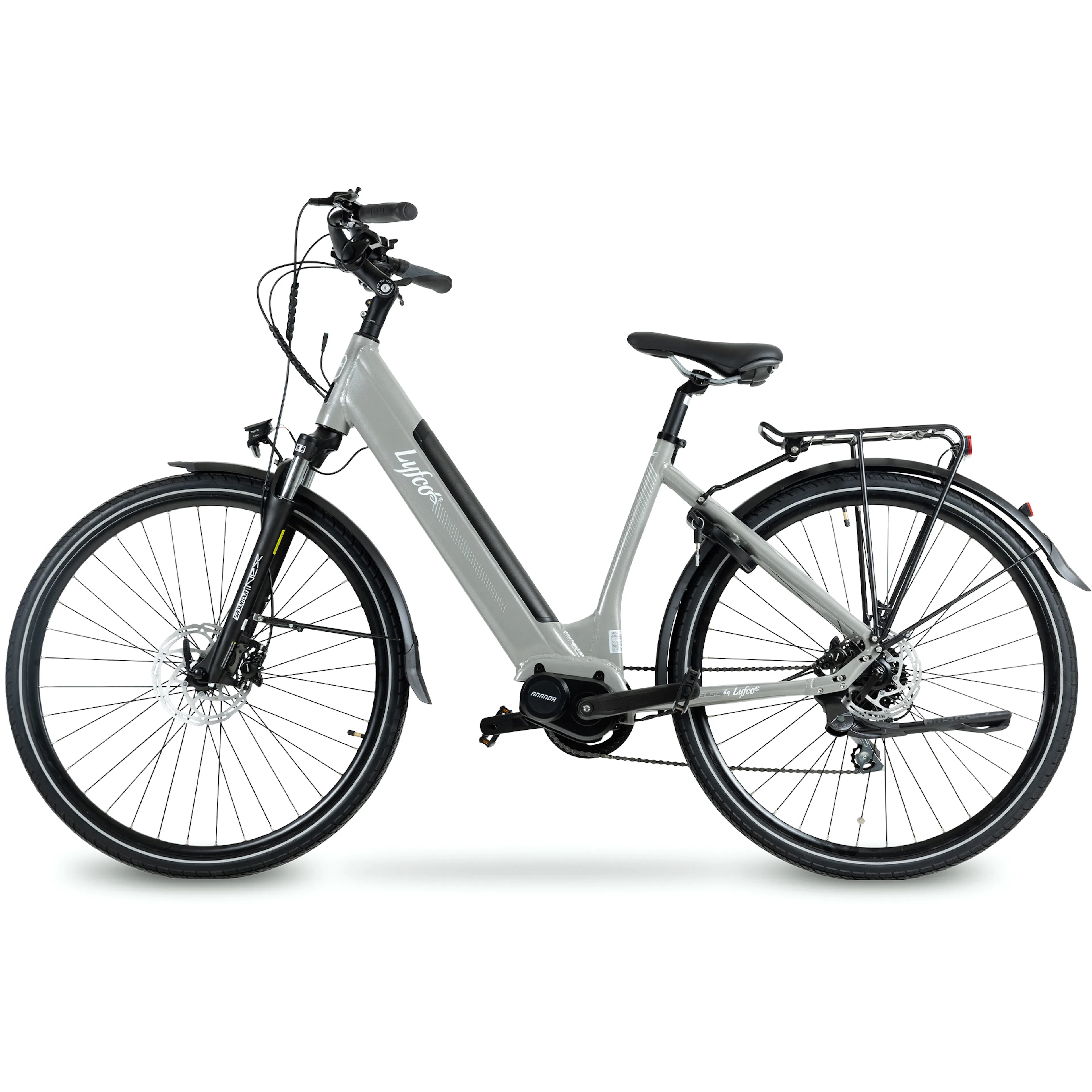 Elcykel Lyfco Dam 28" - Elise 14 Ah Silver