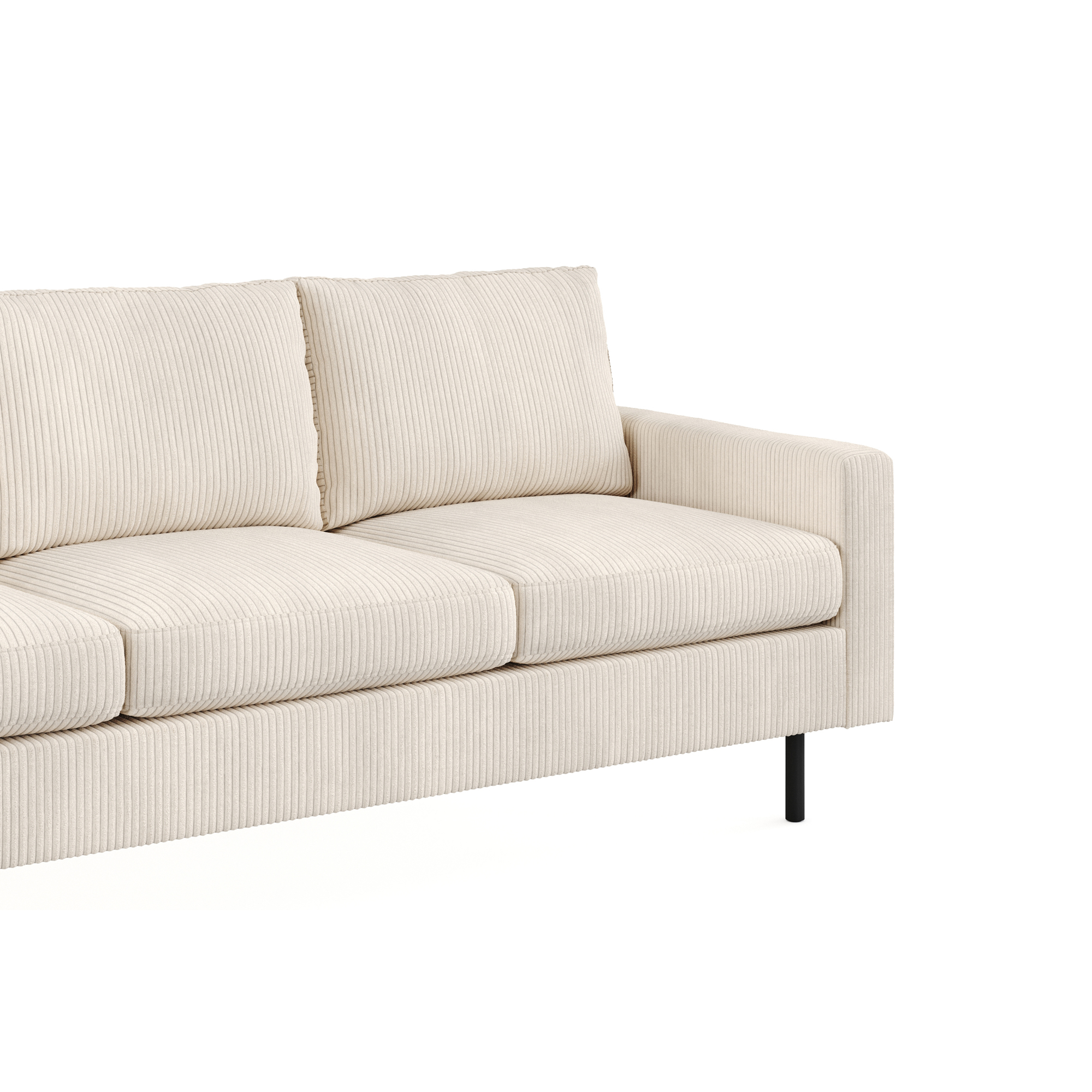 Soffgrupp Scandinavian Choice Peppe 3-sits med Fåtölj och Fotpall