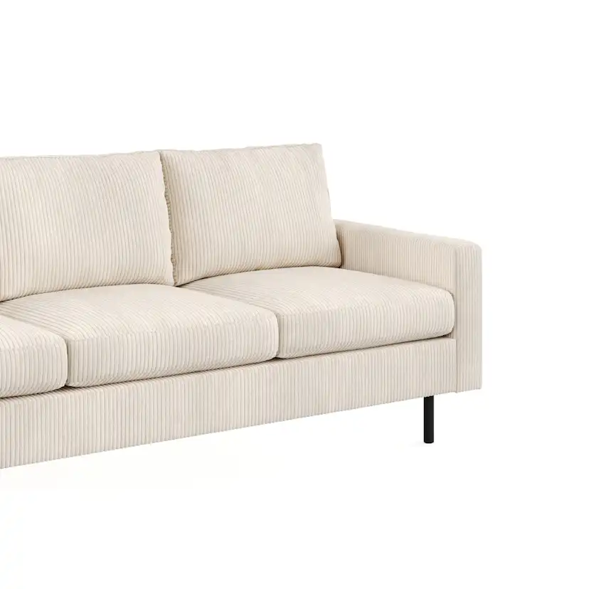 Soffgrupp Scandinavian Choice Peppe 3-sits med Fåtölj och Fotpall