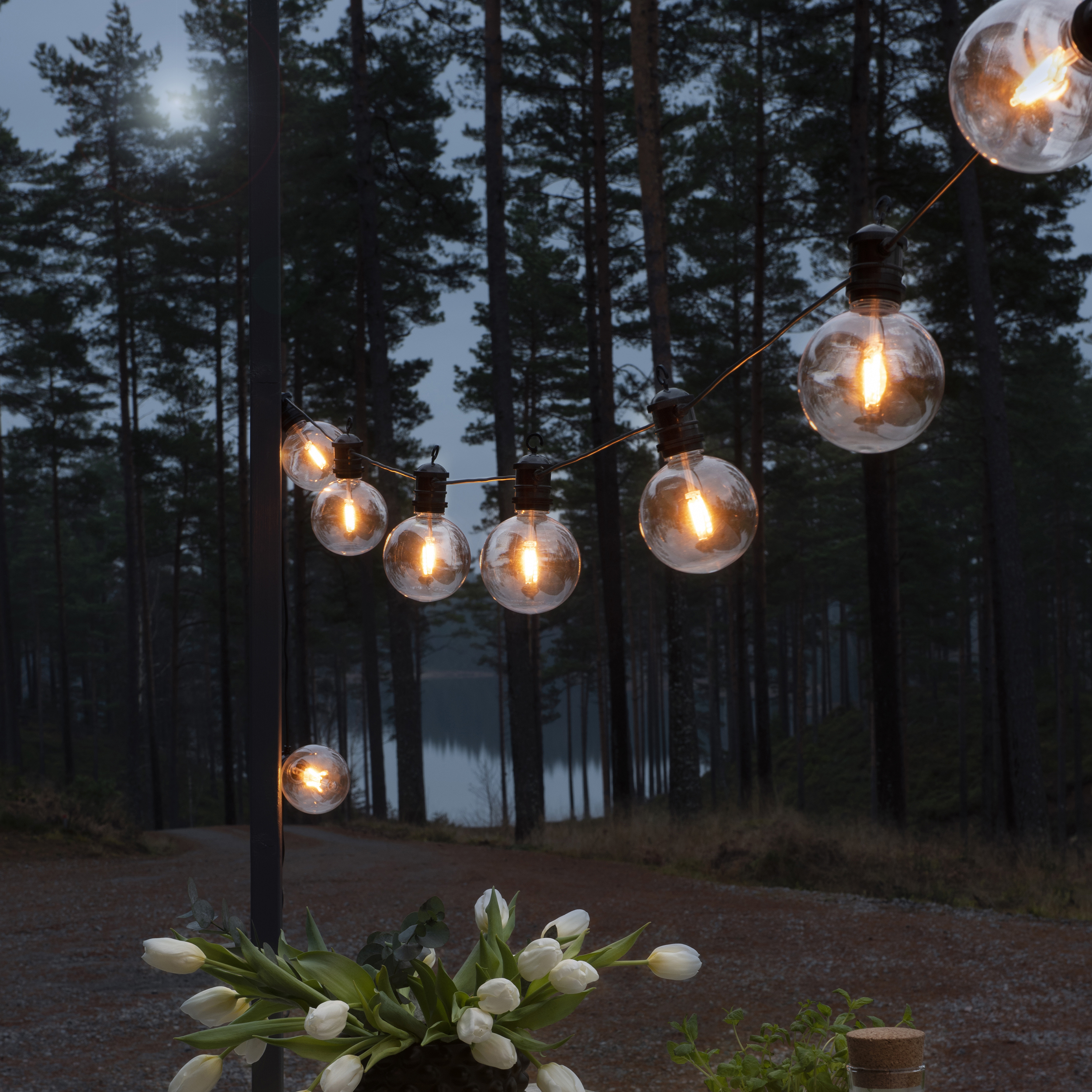 Ljusslinga Gnosjö Konstsmide E27 10L LED Utbytbar