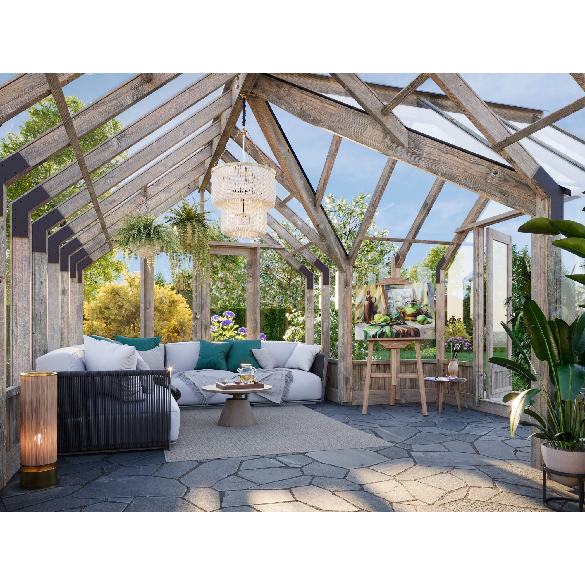 Växthus Palmako Emilia 19,9 m2
