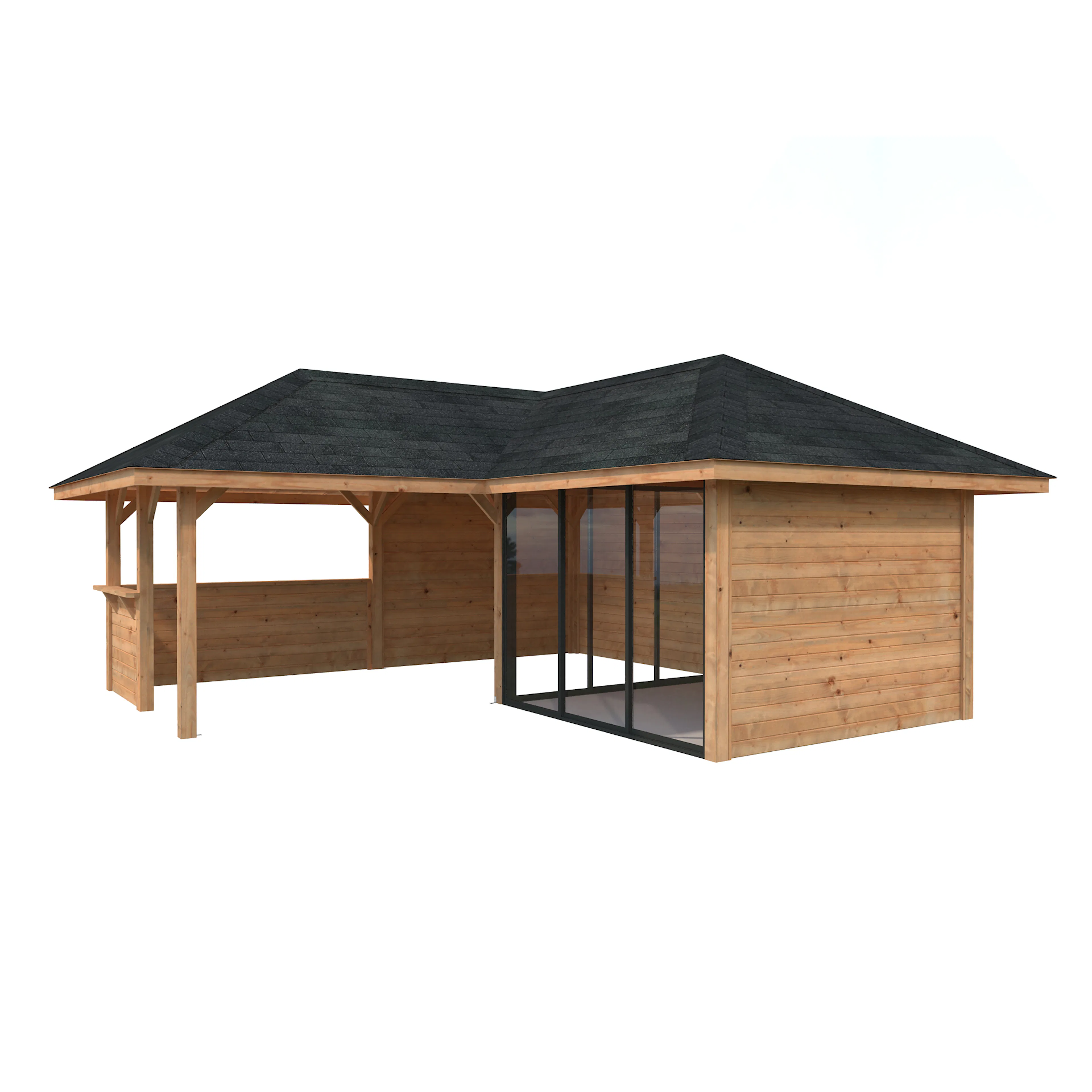 Bianca 24,9 m2 Set 209 Slide BNDIP Brun impregnerad