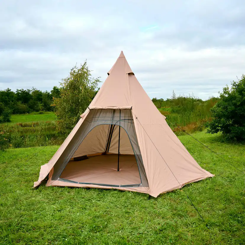 Glampingtält Comfort Graden Outfit Tipi