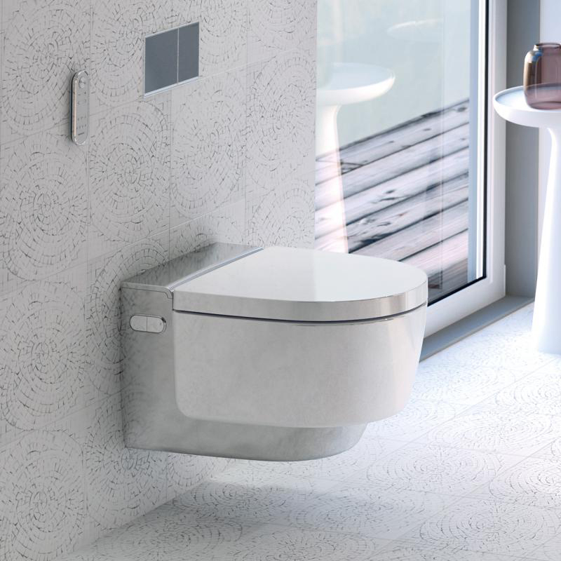 Spolknapp Geberit Sigma 60 Stål Metall Stål