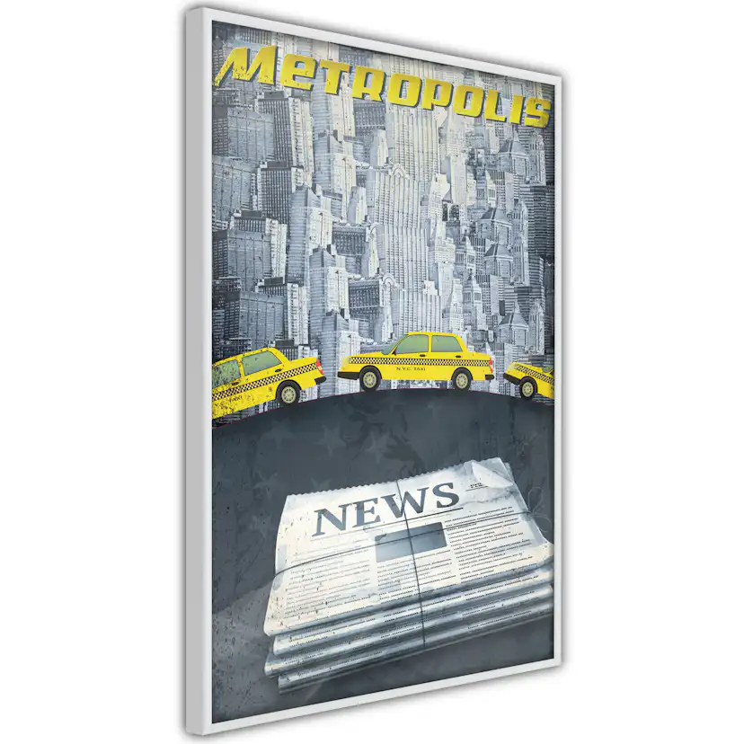 Poster Artgeist Affisch Metropolis