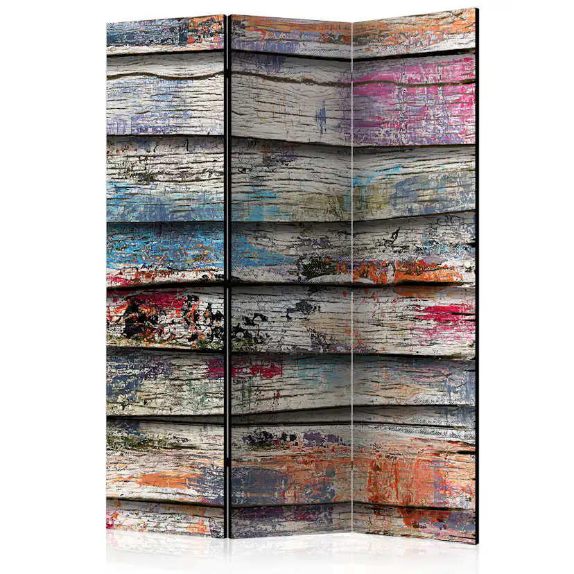 Rumsavdelare Arkiio Colourful Wood 135x172 cm