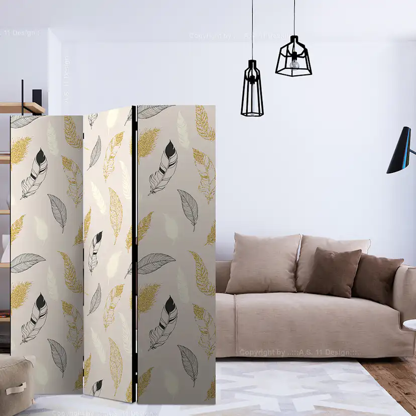 Rumsavdelare Arkiio Golden Feathers 135x172 cm