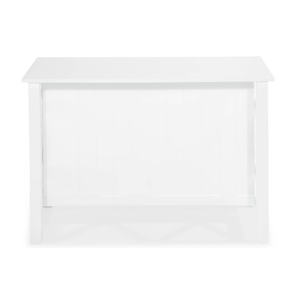 Köksö In Living Milla Vit MDF 135x80x90 cm Fristående med Förvaring