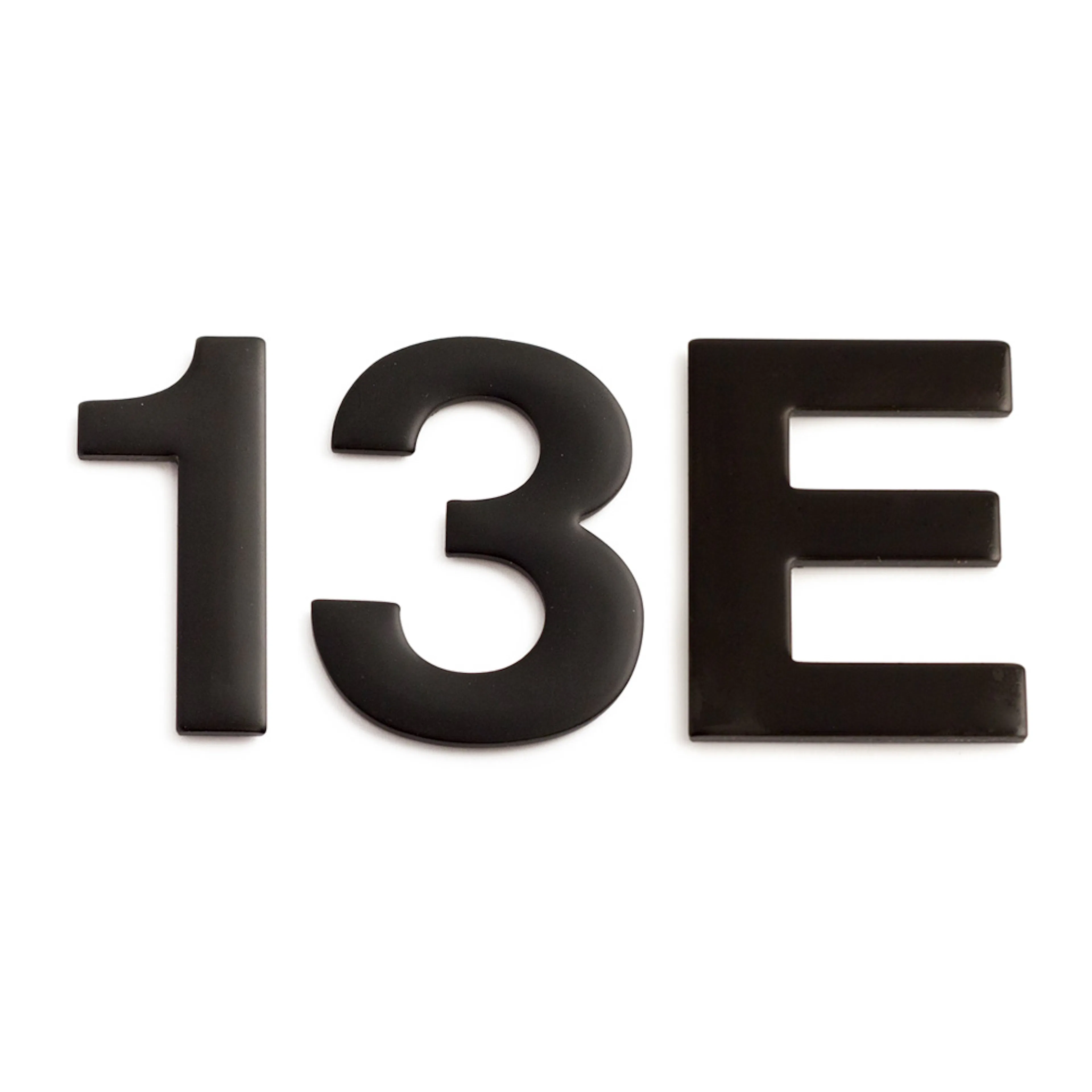 Brevlådenummer Habo Självhäftande Svart