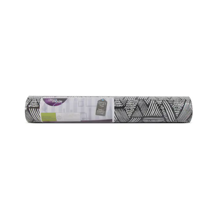 Tapet WOW Ethnic Stitch Svart/Vit