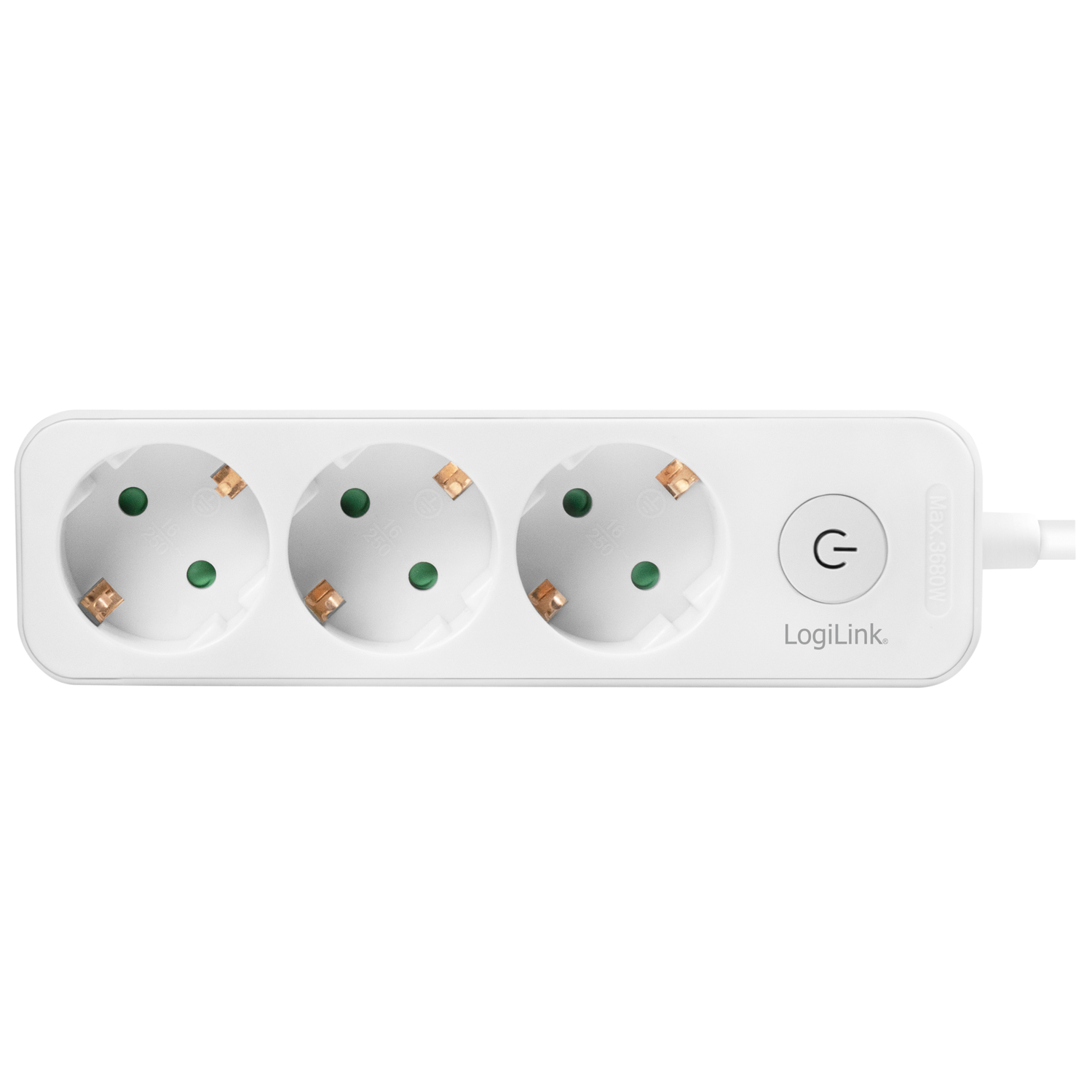 Grenuttag LogiLink 3-vägs Med Brytare 1,5 m