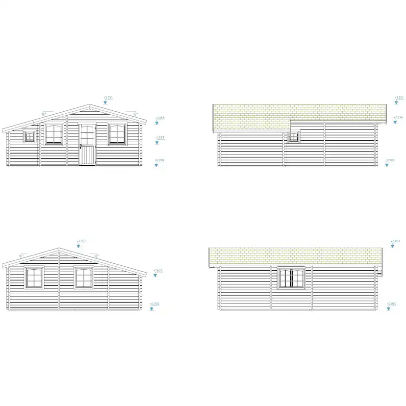 Stuga Palmako Emily 42 m2