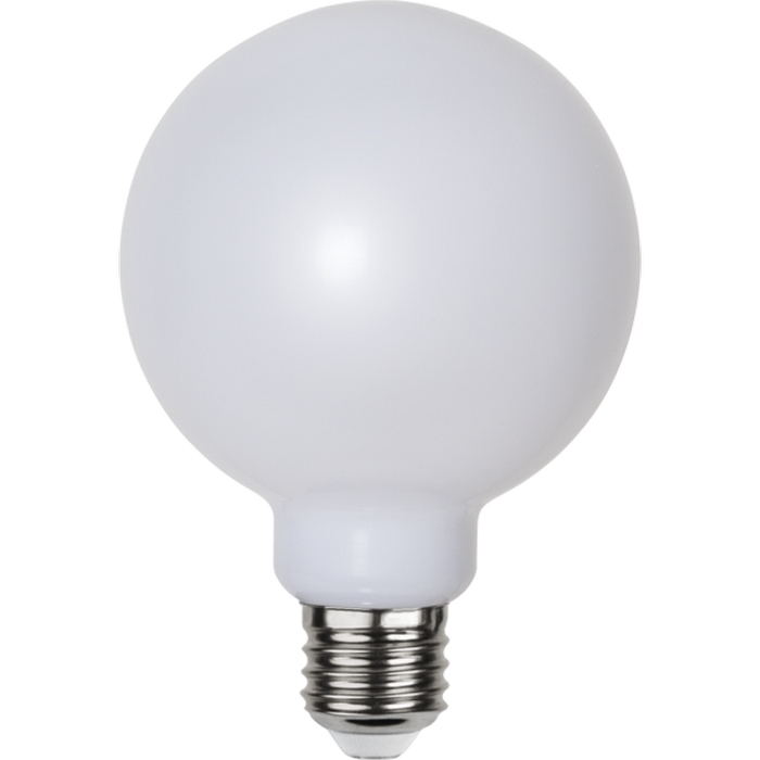 LED-lampa Star Trading E27 G95 Outdoor Lighting PC Cover Filament Opal