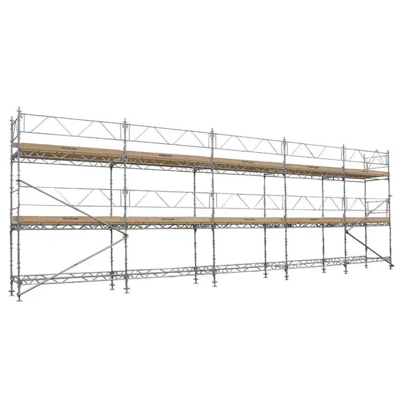 Ställning Komplett Unihak 2 bomlag Bredd 15 m Höjd 4/6 m