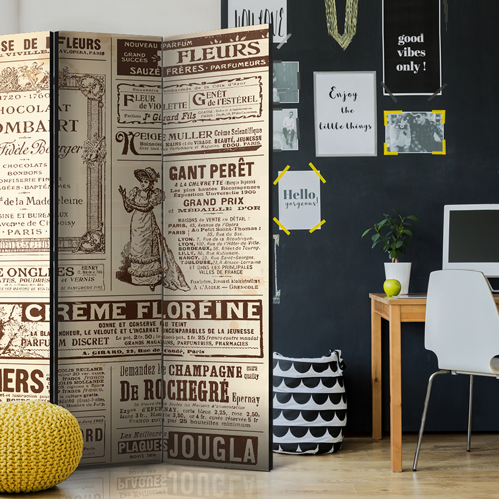 Rumsavdelare Arkiio Vintage Magazines 135x172 cm