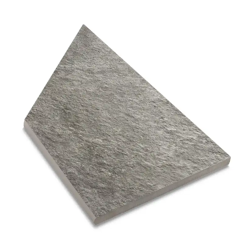 Uteklinker Bricmate Z Quartzit Grey Pool Inner Corner Right 30x60 cm