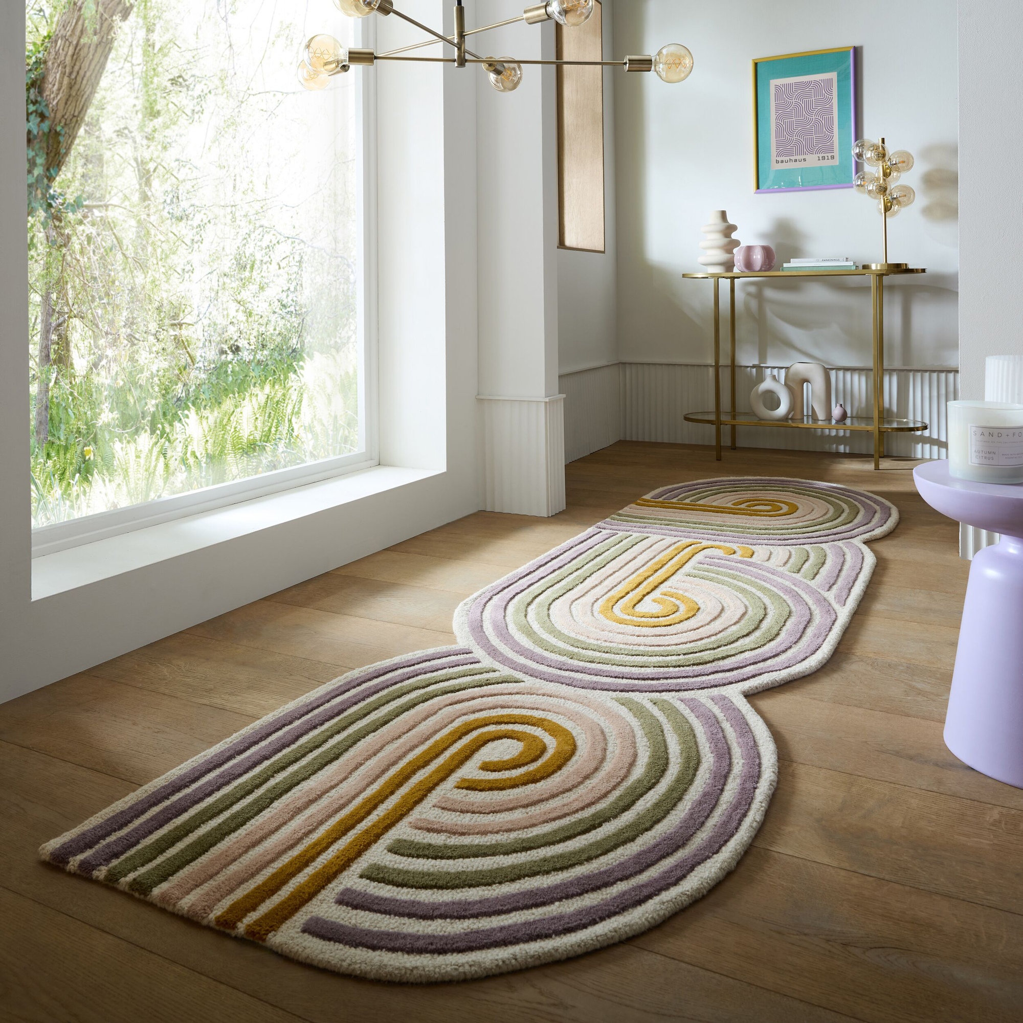 Gångmatta Flair Rugs Spiral Shaped Wool