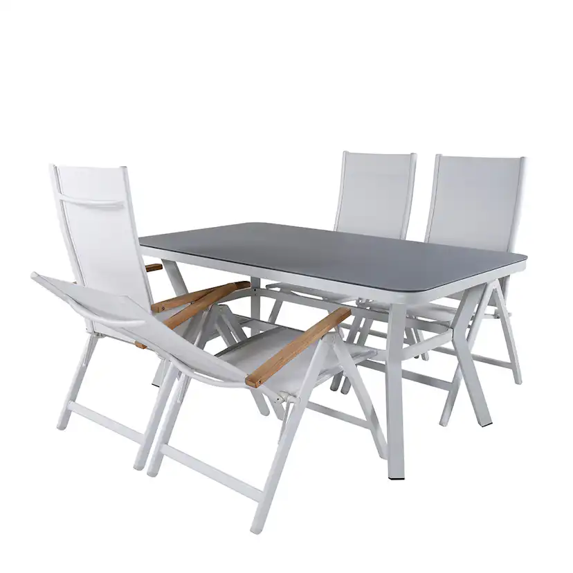 Matgrupp Venture Home Vyn med 4 Pandi Matstolar