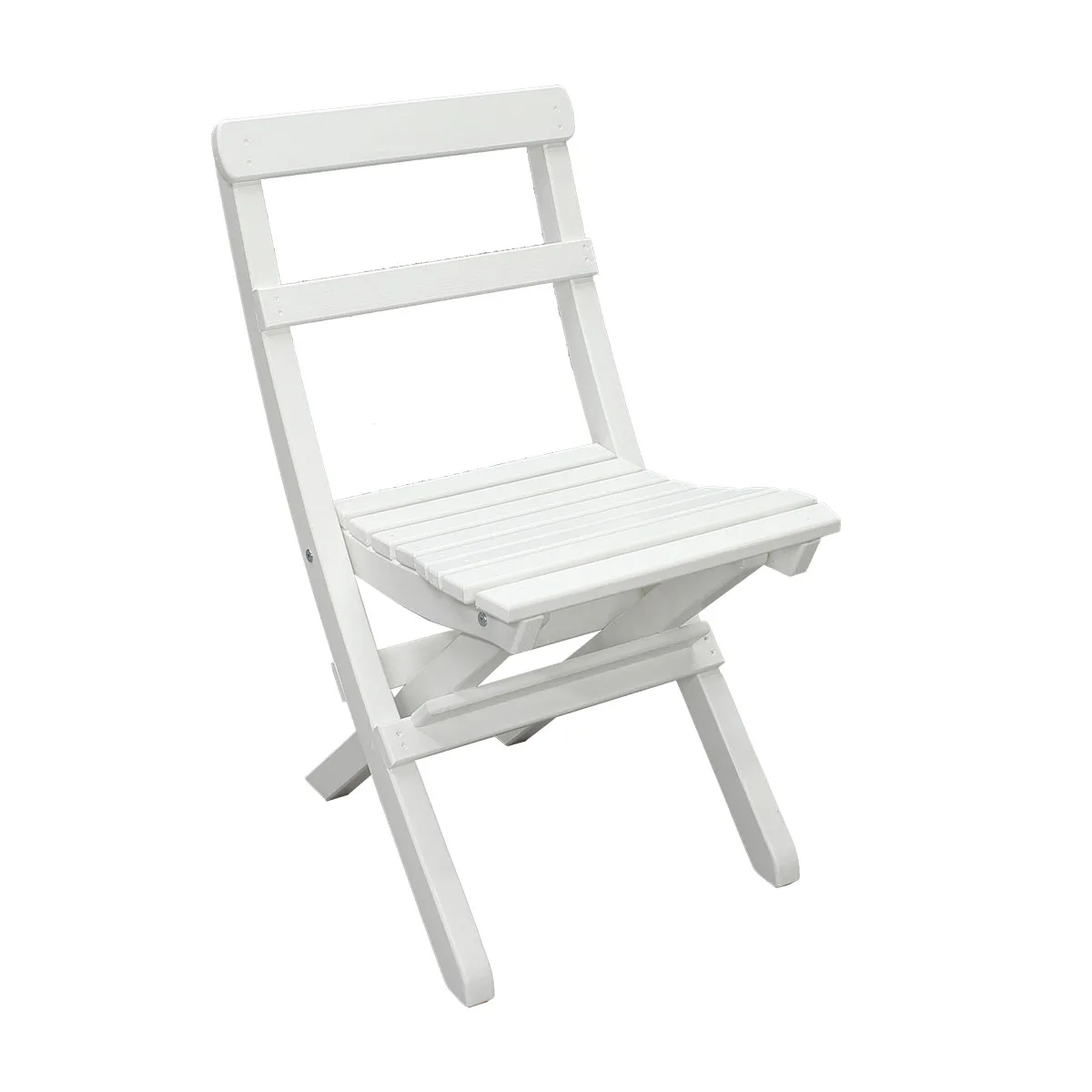 KNOHULT folding chair, 2-pack Vit
