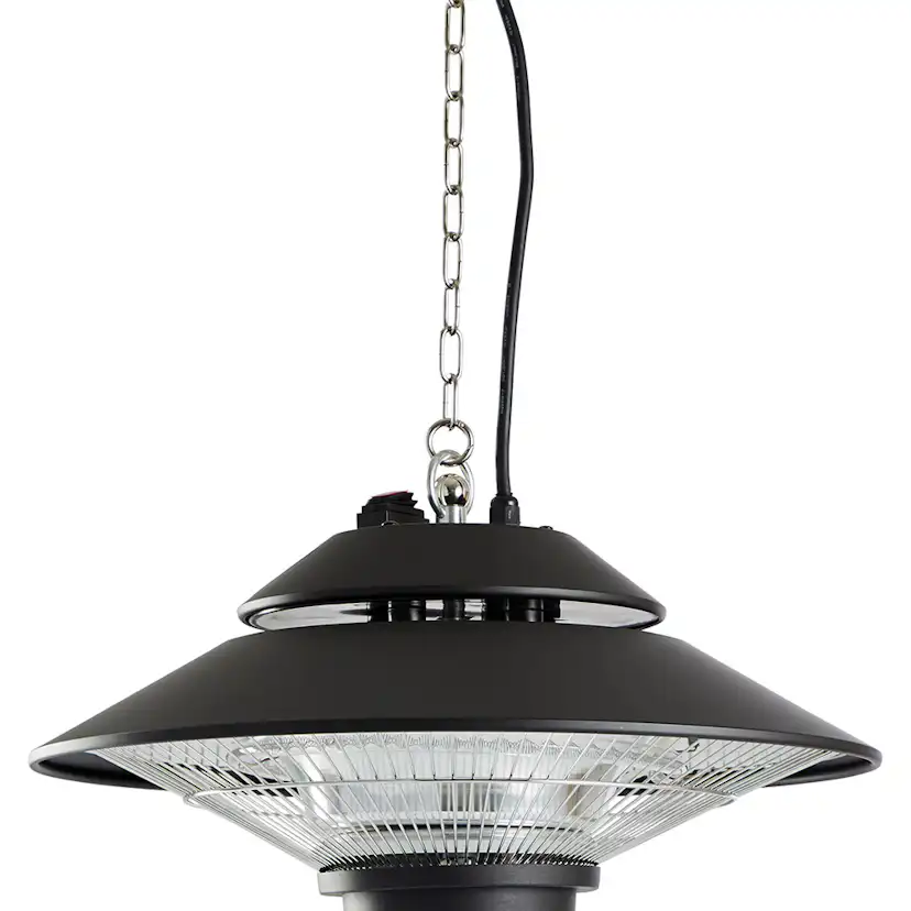 Infravärmare Outfit Bella Fjärrkontrollstyrd Hängande Terrassvärmare med Lampa