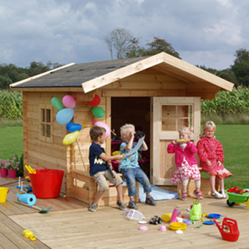 Lekstuga PLUS med Terrass 182 x 182 cm