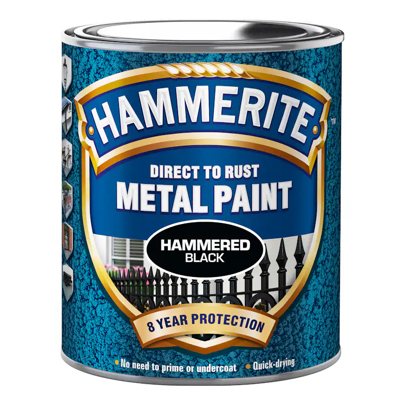 Rostskyddsfärg Hammerite Hammarlack Svart 750ml