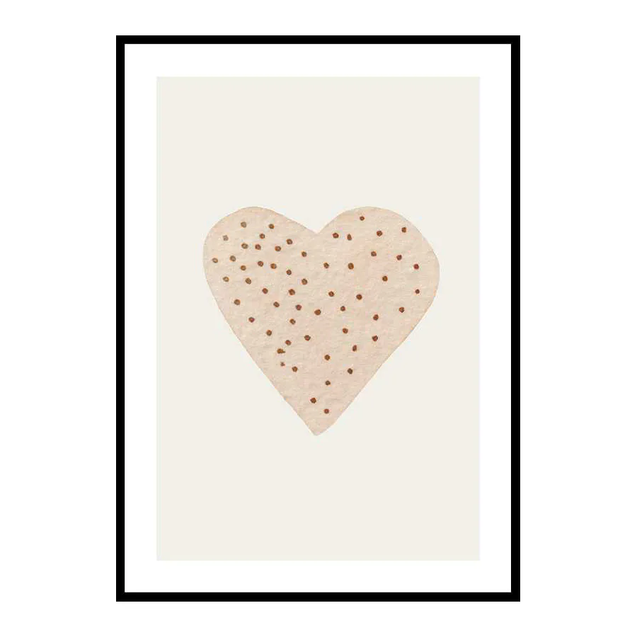 Dotted Heart 30x40 cm