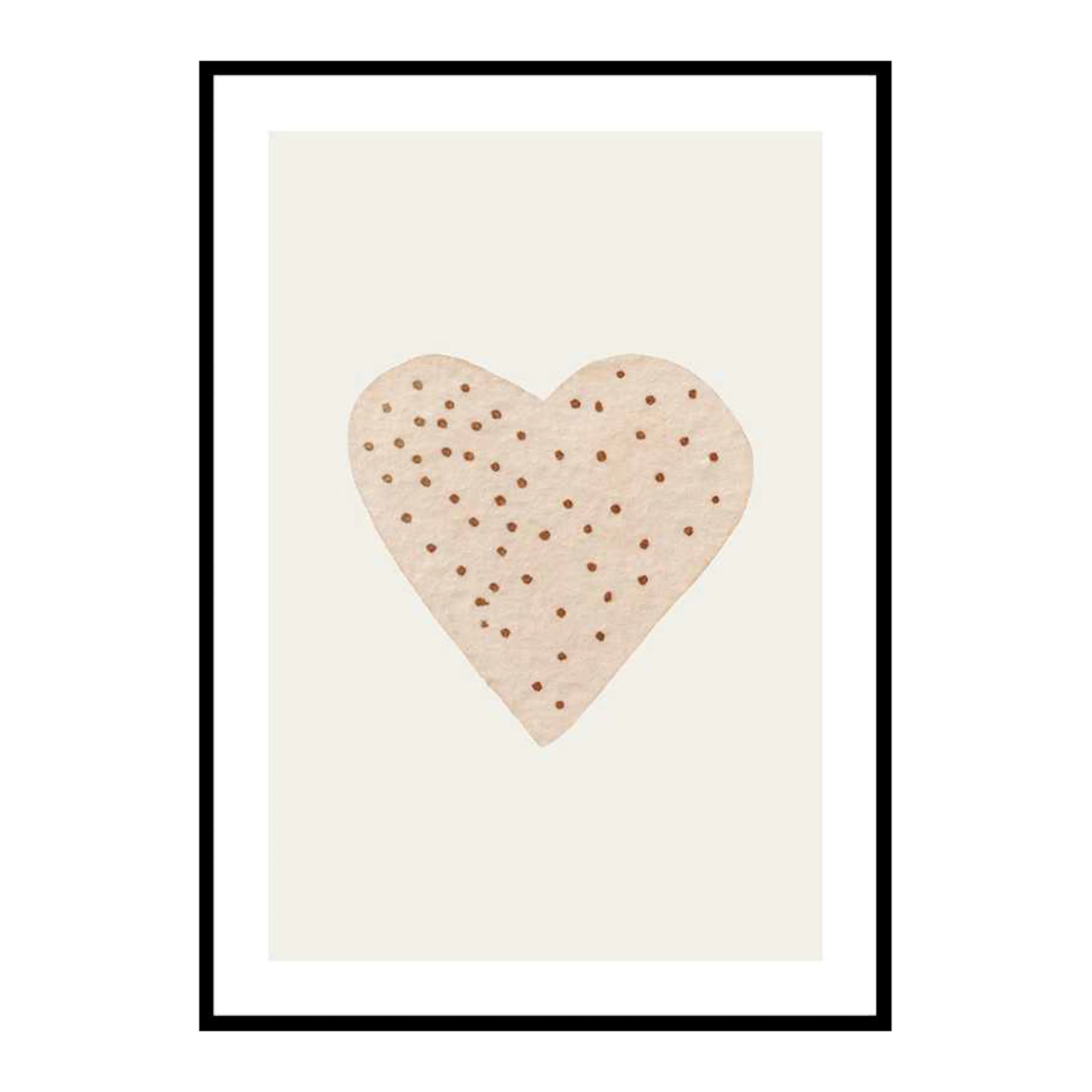 Dotted Heart 30x40 cm