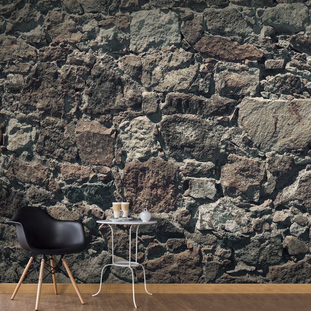Fototapet Arkiio Självhäftande Stony Curtain