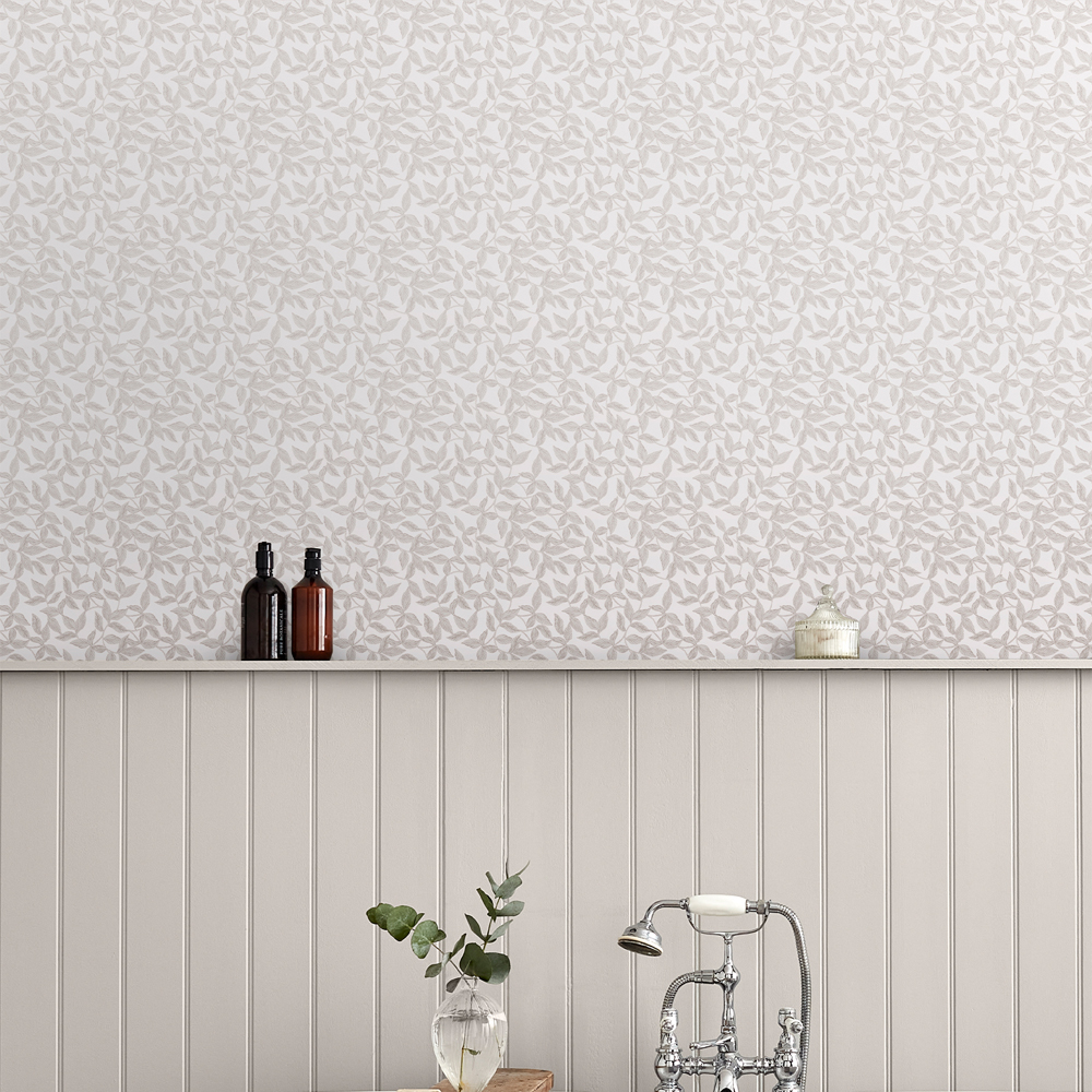 Tapet Laura Ashley Erwood Grå