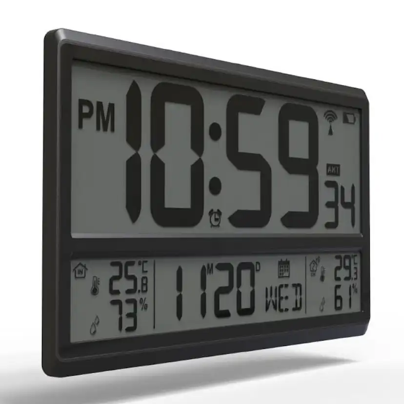 Termometer Soletek W03 Jumbo för Inomhus- och Utomhus