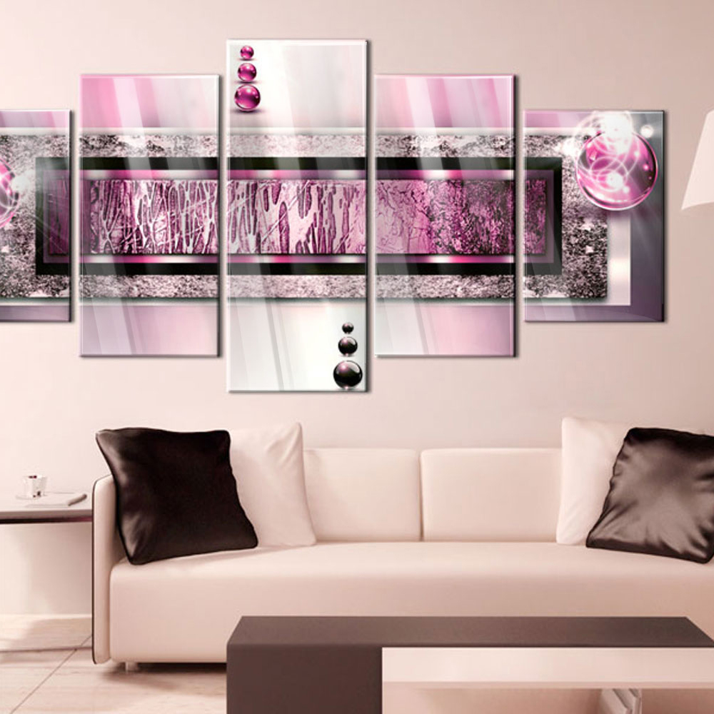 Foto på akryl - Cyclamen Dream [Glass] 100x50 Mått: 100x50 cm