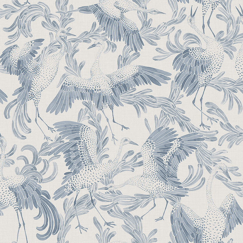 Tapet Boråstapeter Eastern Simplicity Dancing Crane 3129