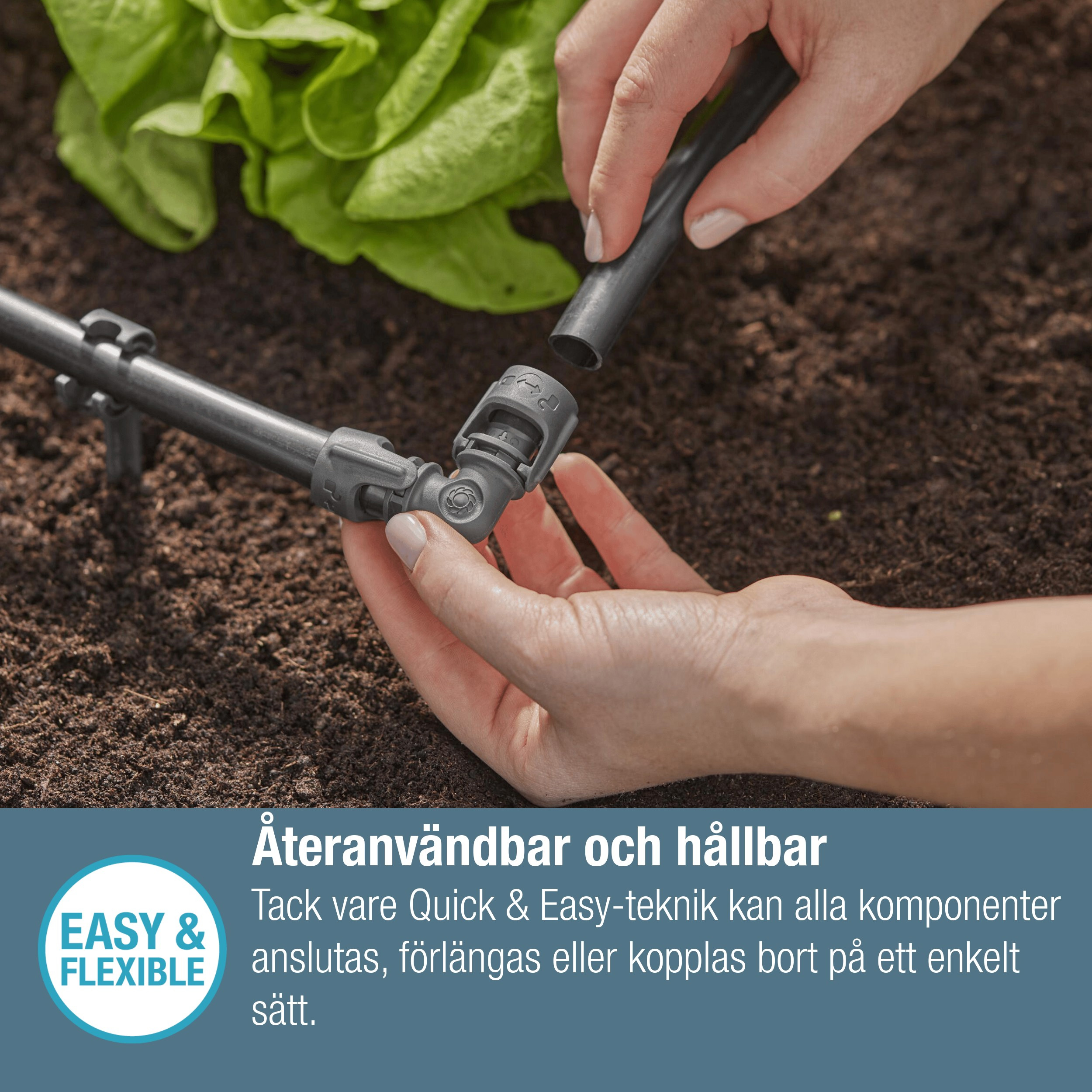 L-koppling Gardena Micro-Drip 13 mm