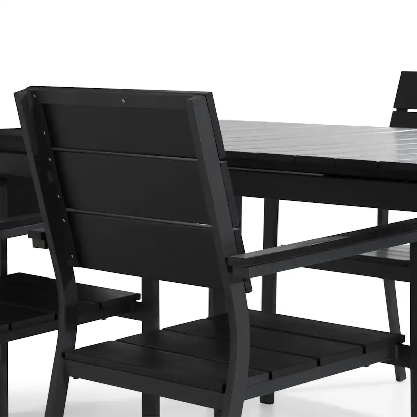 Matgrupp Comfort Garden Tunis Matgrupp Utomhus 150x90 med 4 Stapelstolar