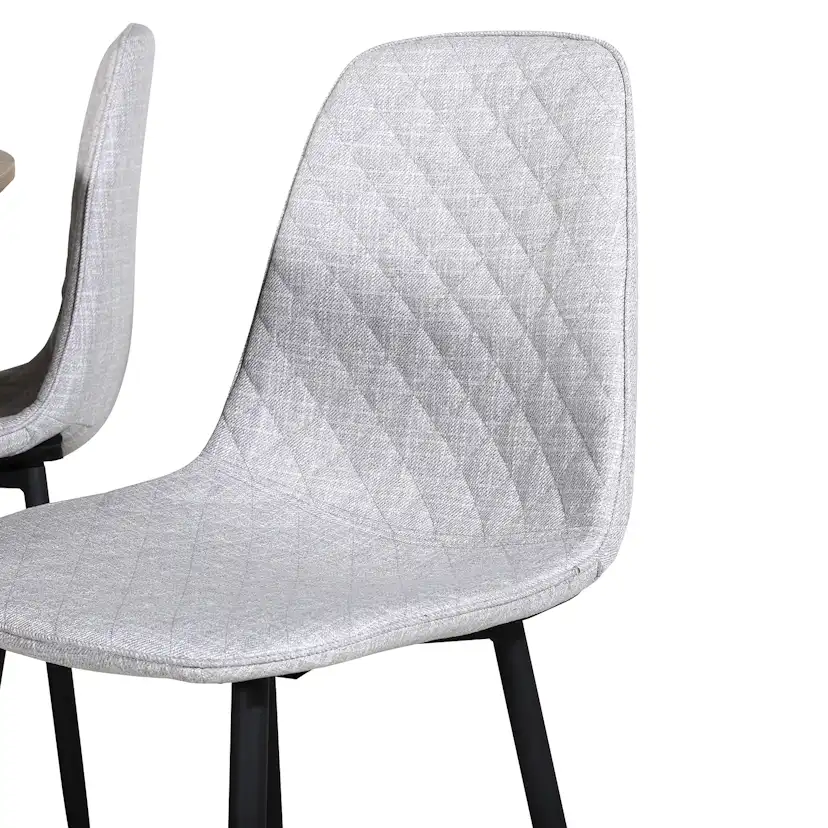 Matgrupp Venture Home Ina med 4 Phoi Stolar Polyestertyg