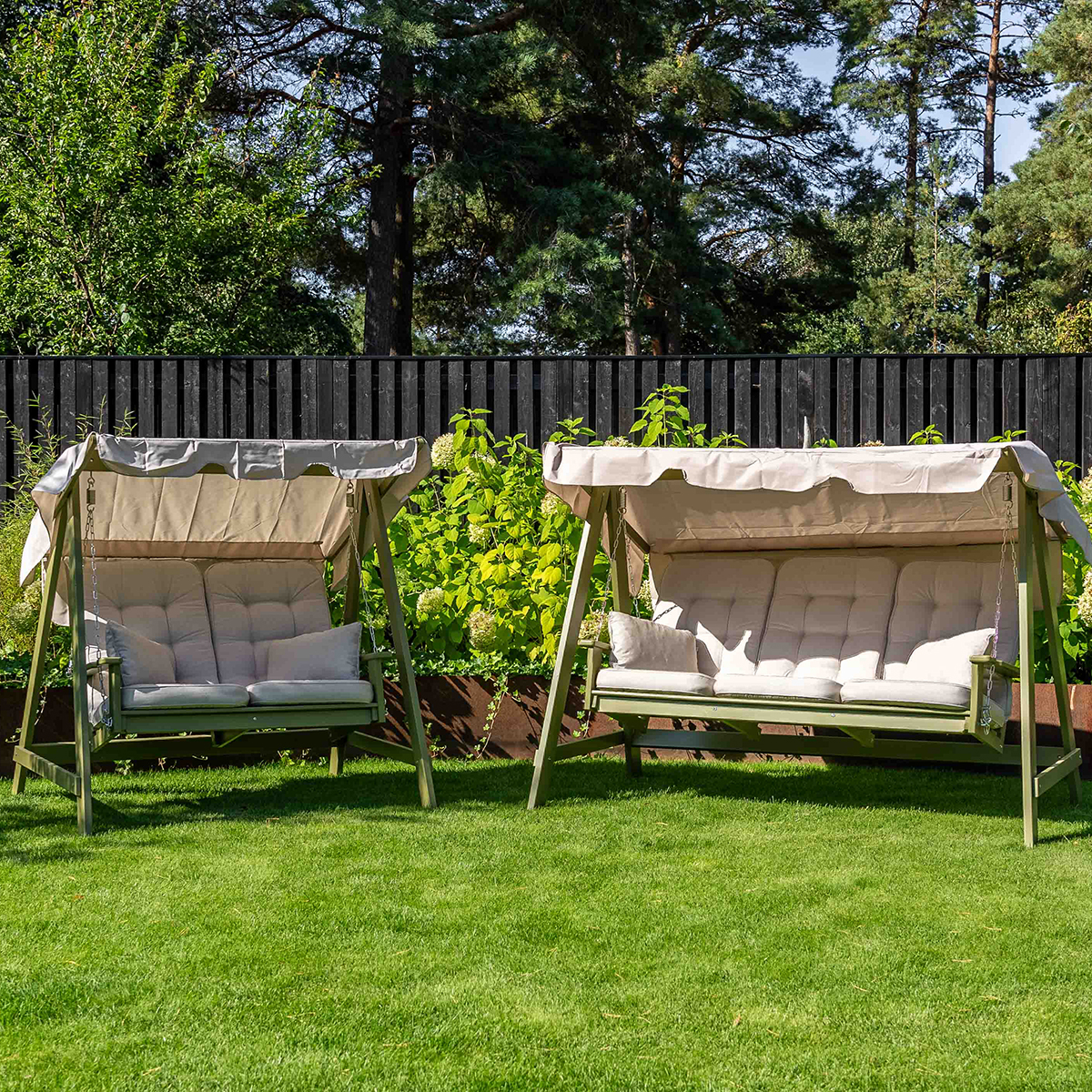 Hammock Eden Wood Mellby 3-sits Utomhus