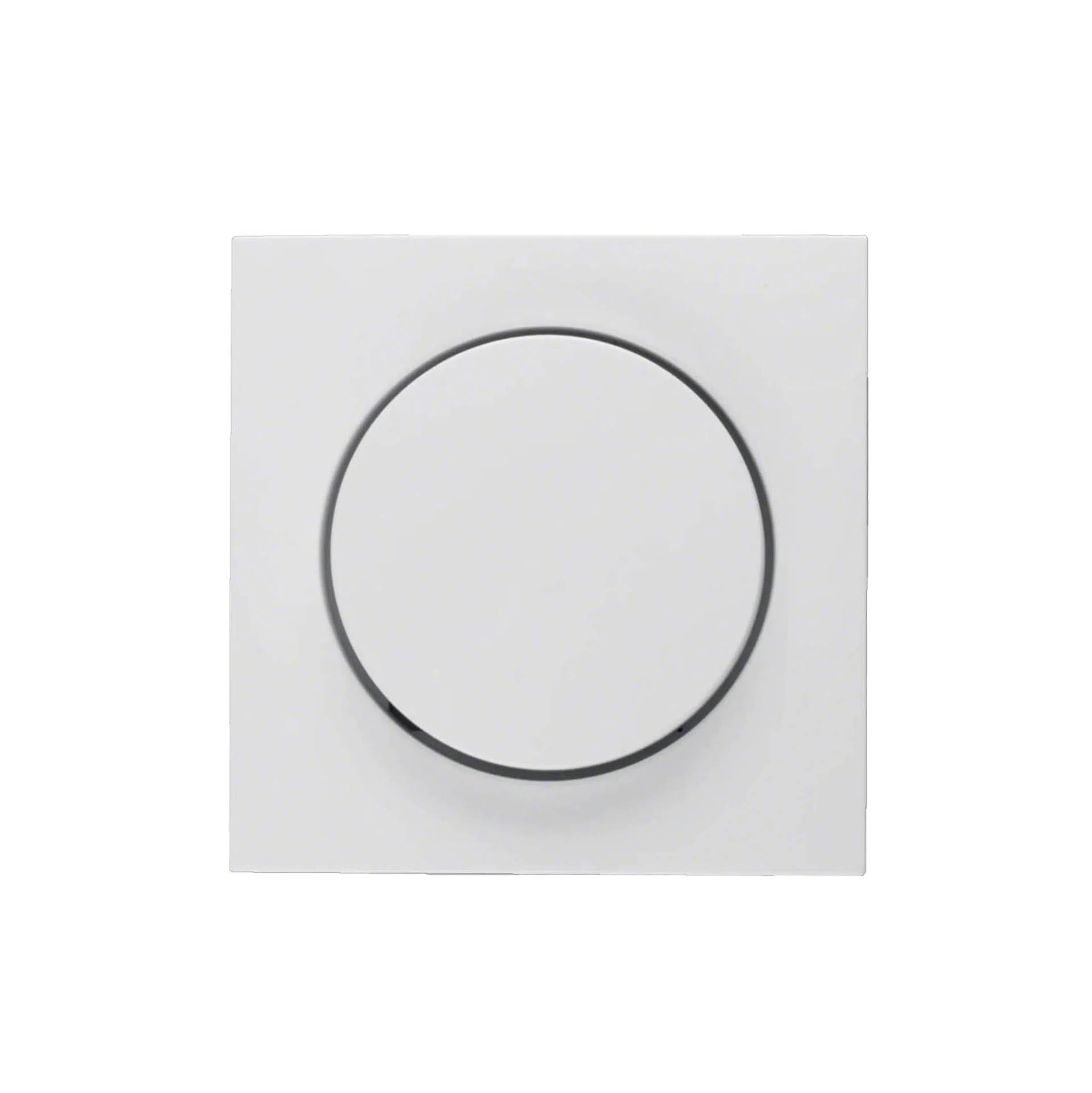 Centrumbricka Hager för Vriddimmer Inställningsknapp S.1/B.3/B.7 Vit