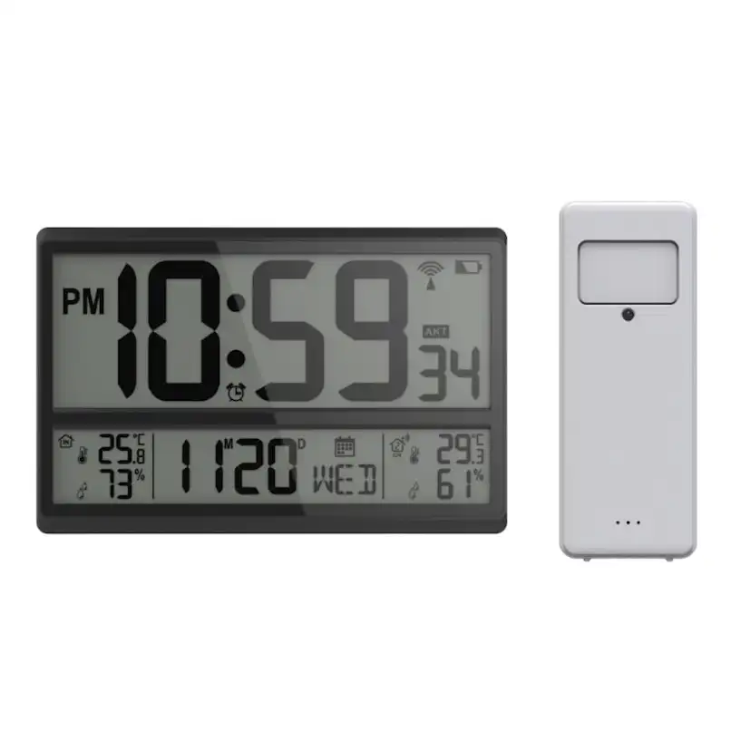 Termometer Soletek W03 Jumbo för Inomhus- och Utomhus